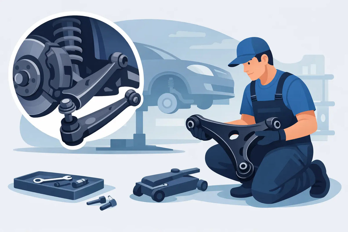 How to Replace Worn Control Arms Safely