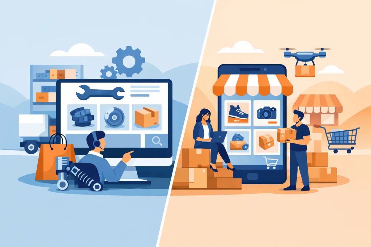 Online Parts Store Versus Marketplace Choices