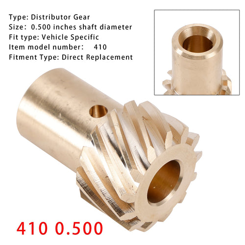 "410 0.500"" Shaft Diameter Distributor Gear For Chevy with MSD Small/Big Block