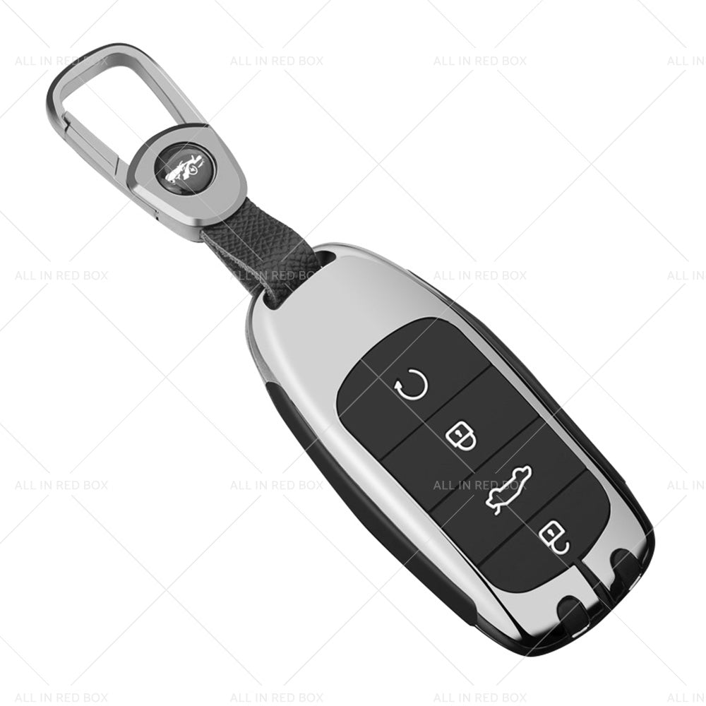 Black Zinc Alloy Car Remote Key Fob Case for Chery Omoda 5