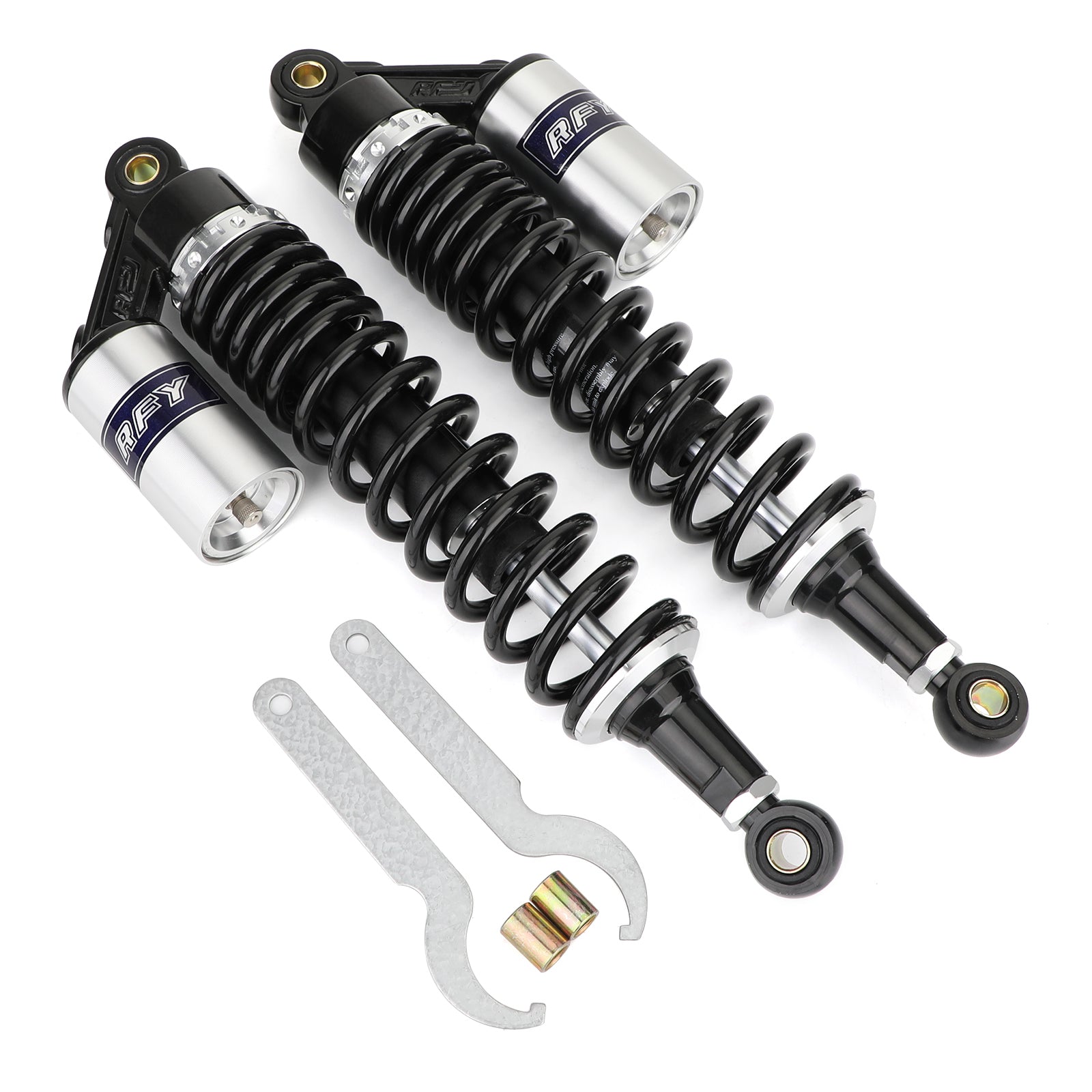 Generic ATV Rear Air Shock Absorbers 375mm 340mm Fit Suzuki Honda Yamaha