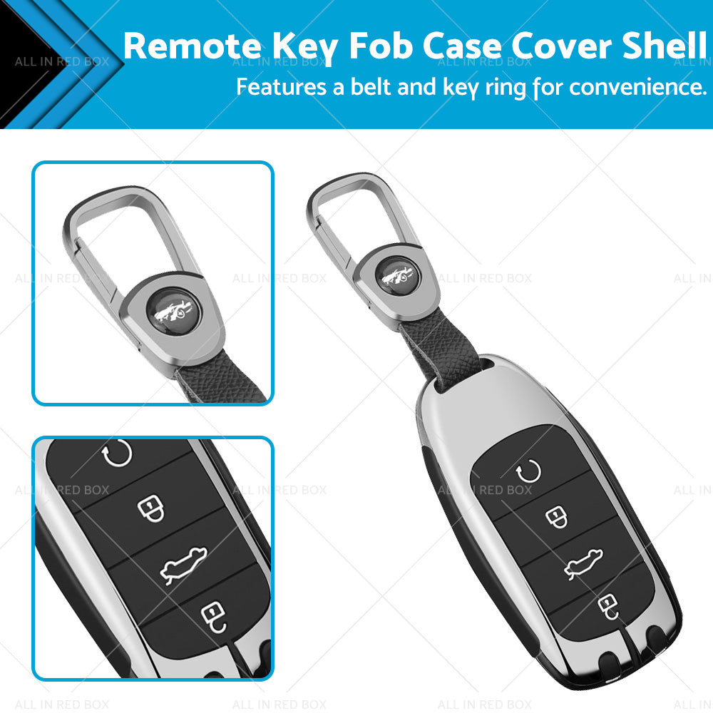 Chery Omoda 5 Black Remote Key Fob Cover Zinc Alloy Shell Case