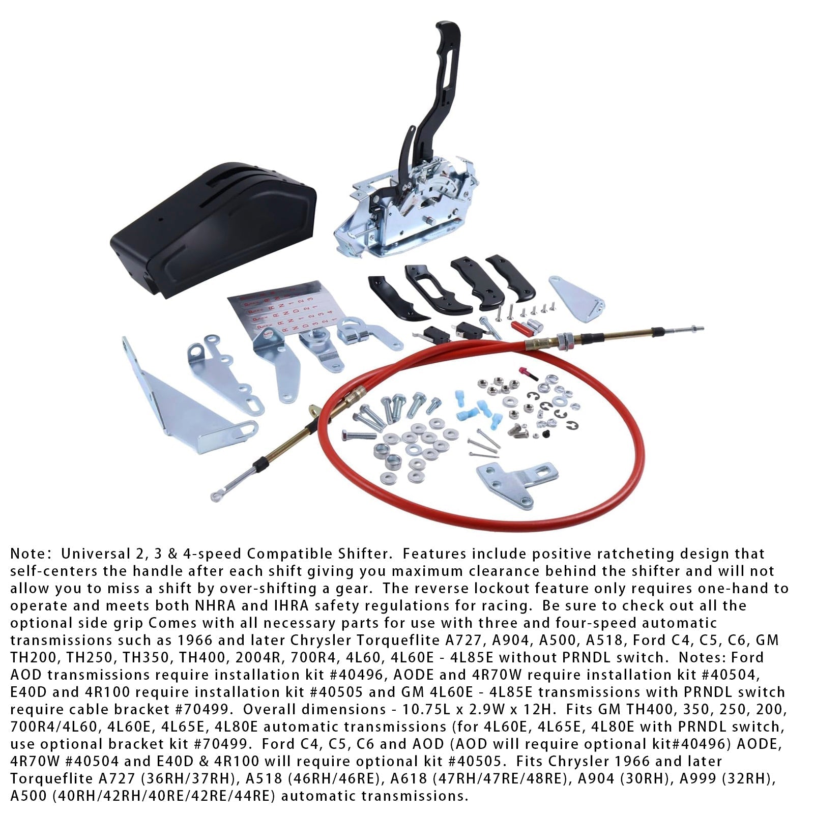 81120 Automotive Shifter Assembly for GM Ford Chrysler Vehicles