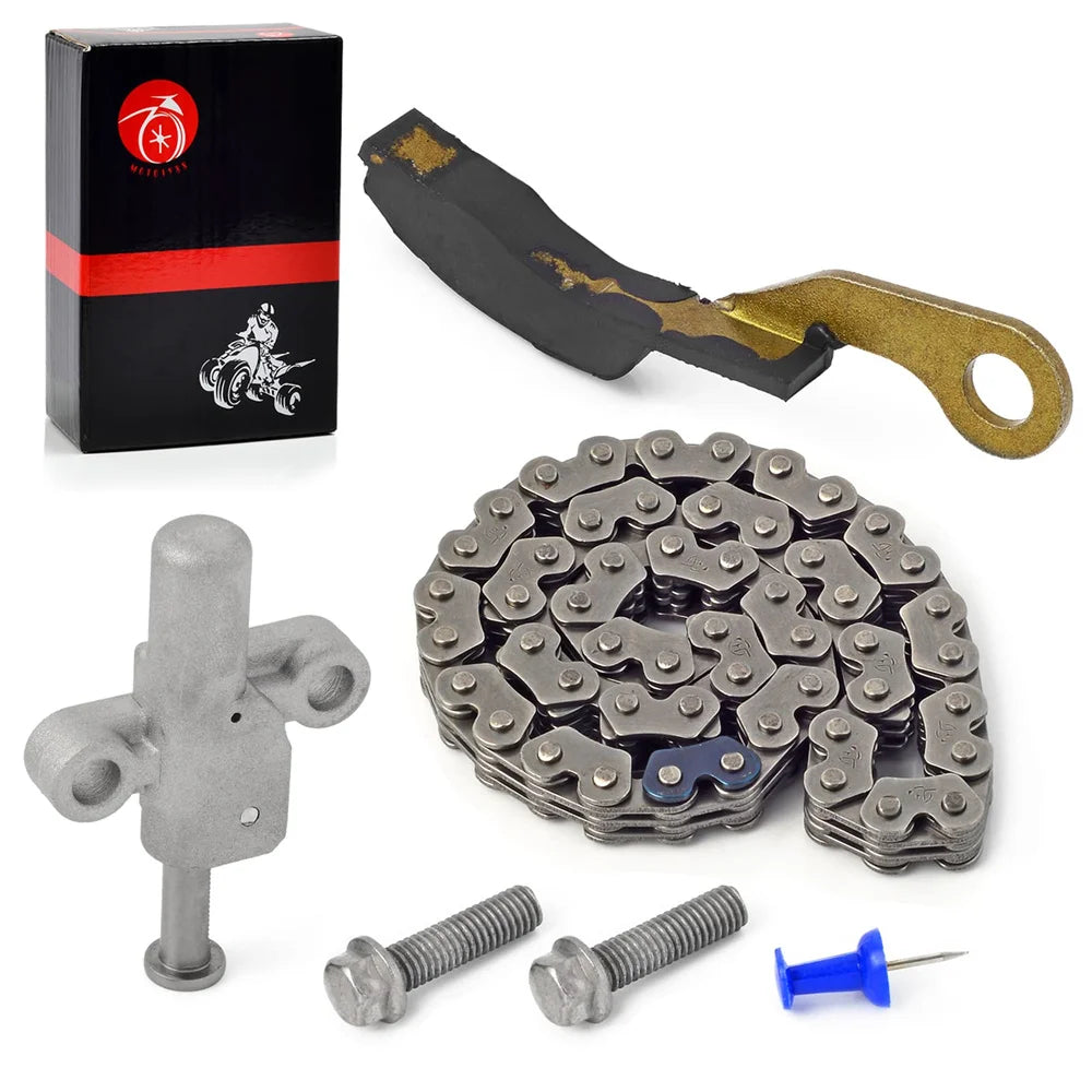 Cam Timing Chain & Tensioner Arm & Tensioner Lifter For Honda 2000-2007 TRX350 TRX400 Rancher