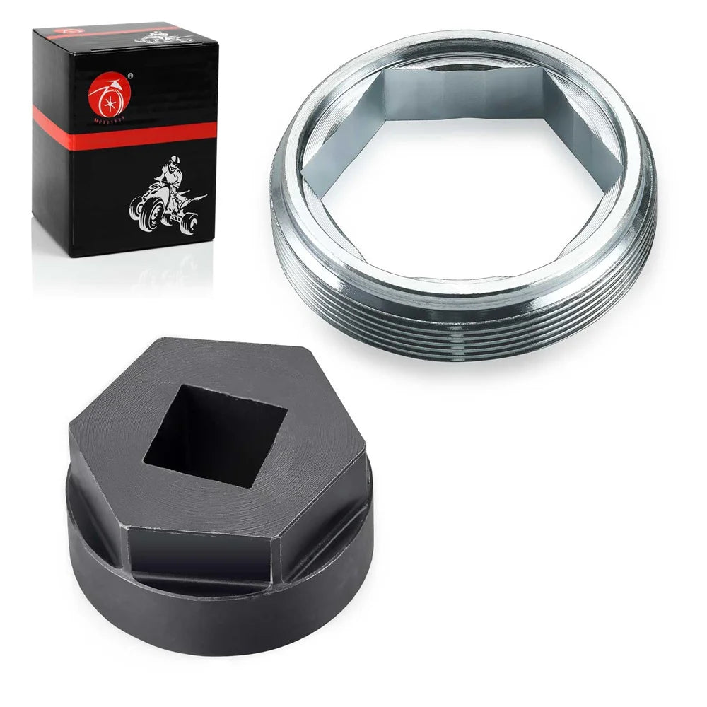 Steering Stem Bearing Nut Bolt Removal Tool & Holder Nut for Yamaha ATV