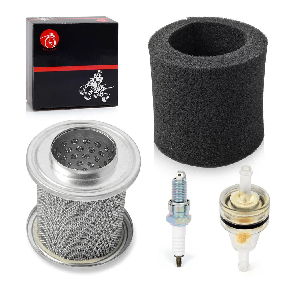 Air Filter Holder Kit with Spark Plug for Honda XR80 XR100 CRF80 CRF100 TRX90 17212-KJ2-003