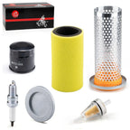 Air Filter Guide Cage Cap Oil Filter Spark Plug Kit for Yamaha Rhino 450 660 YXR450 YXR660 2004-2009