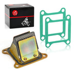 Carb Intake Manifold Boot Reed Valve and Gasket for Kawasaki KX80 KX100 1991-2000