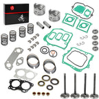 Top End Piston Ring Gasket Seal Valve Set for EZGO 4 Cycle Gas Golf Cart 350cc EH35C 1996-2002