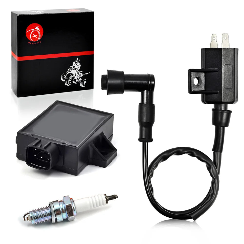 Igniter CDI and Ignition Coil for Kawasaki Bayou 220 Bayou 250 1996-2011 - 21121-1160 21119-1457