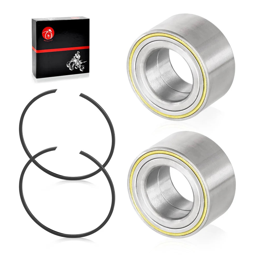 2pcs Front Rear Wheel Bearing and Circlip Kit for Can-Am Maverick X3 MAX Turbo R RR 2017-2023