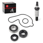Water Pump Bearing Seals O-rings Shaft Kit for Yamaha YFZ450 2004-2013