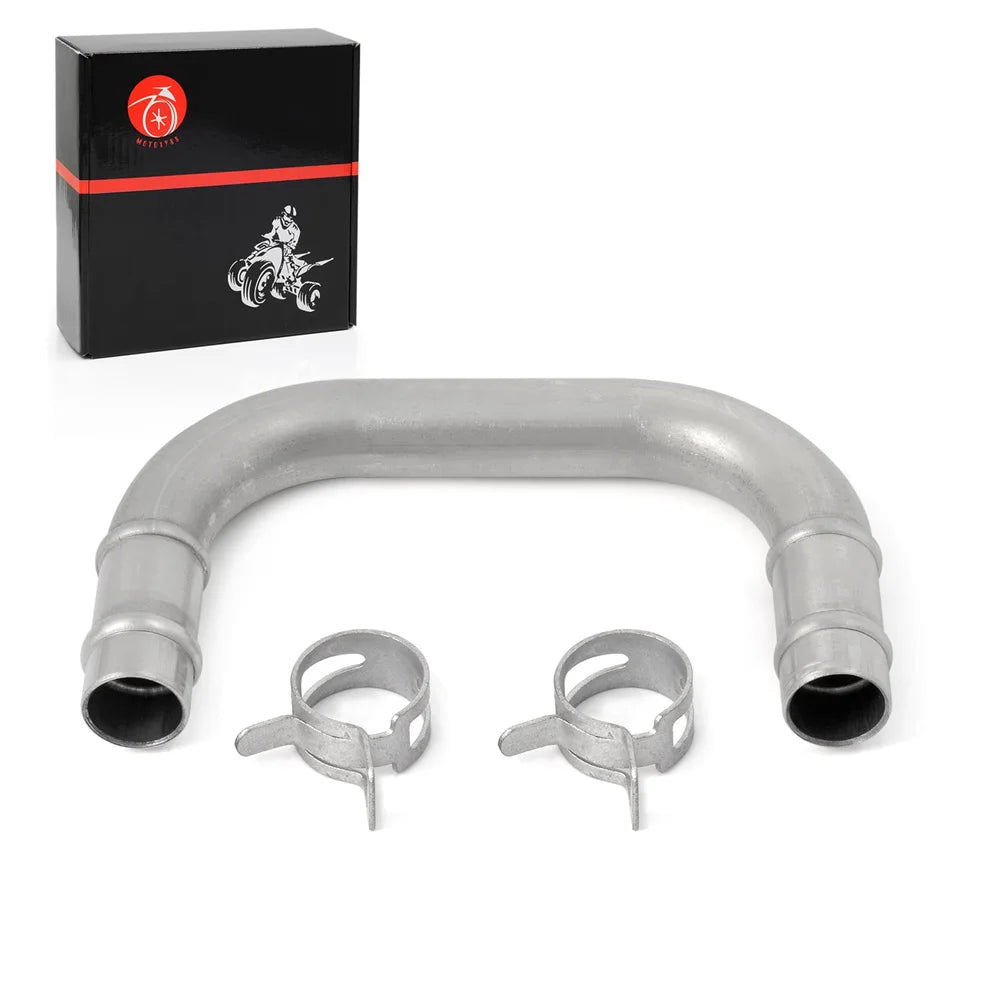 Intake Manifold Crossover Tube Boost Bottle and Clip for Yamaha Banshee 350 YFZ350 1987-2006