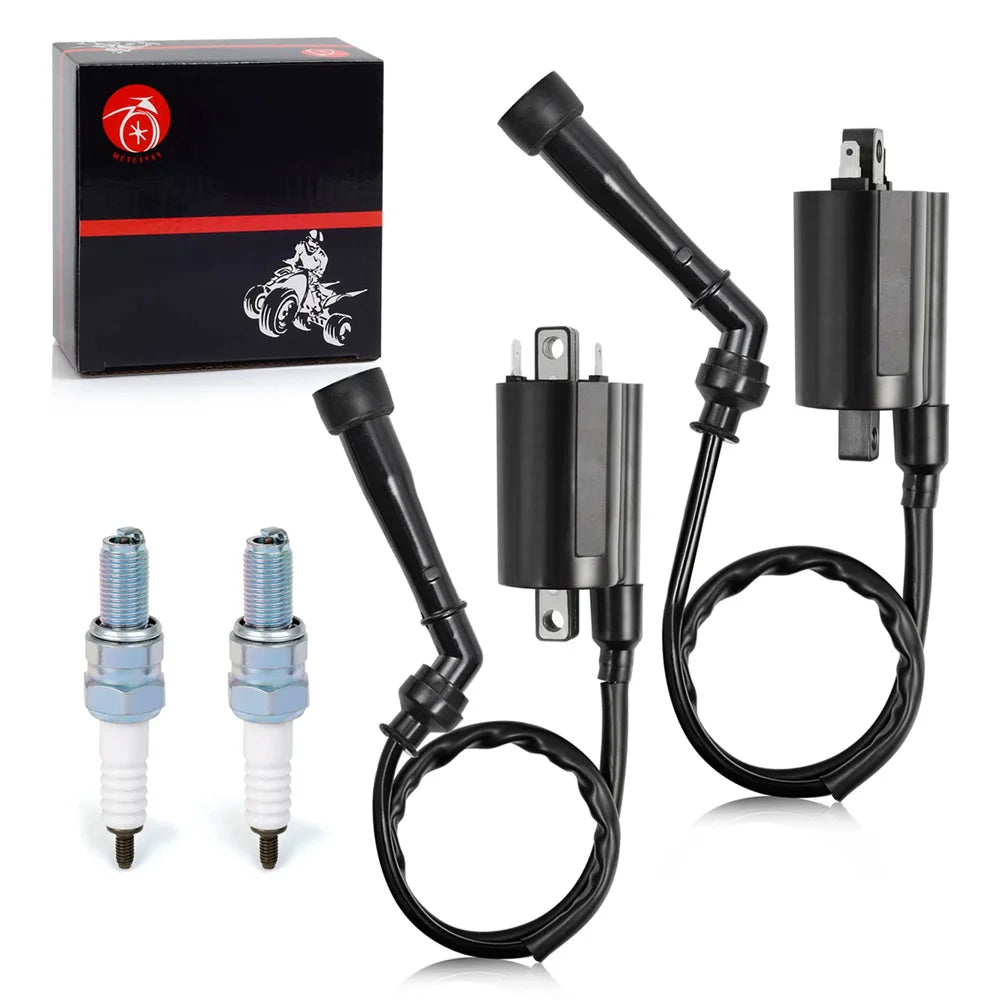 Ignition Coil Pack L & R Spark Plug Cap For Suzuki Intruder 800 750 VS800 VS800GL VS750 VS750GLP 1988-2004
