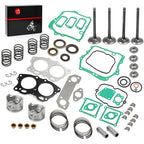 Oversize 0.5mm Piston Ring Gasket Seal Exhaust Intake Valve for EZGO 4 Cycle Gas Golf Cart 350cc EH35C MCI Fuji Robin Engine