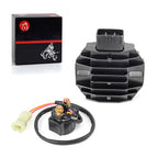 Voltage Regulator Rectifier and Starter Relay Solenoid for Honda Recon 250 TRX250 TE TM 2005-2021