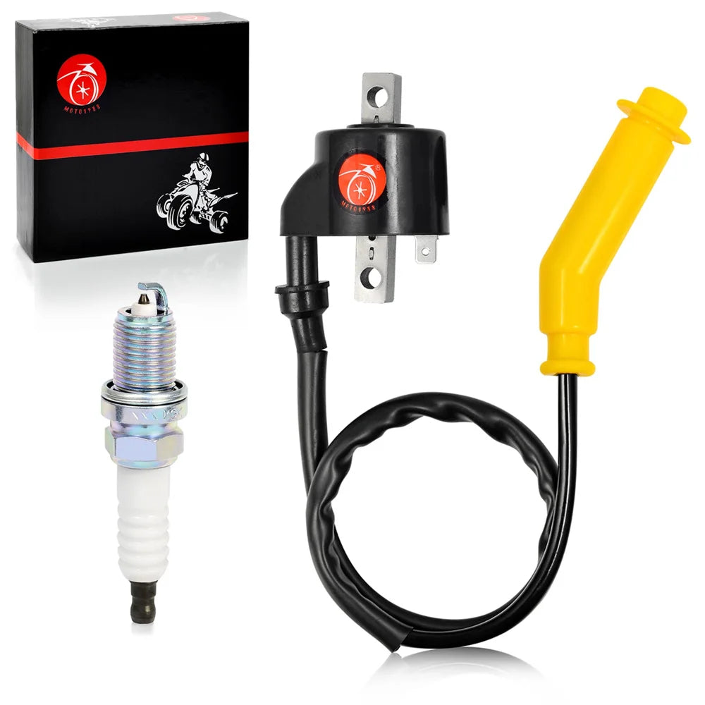 Ignition Coil and Spark Plug for Honda Foreman 500 2005-2011 TRX500 FE FM FPM FPE OEM 30500-HP0-A71