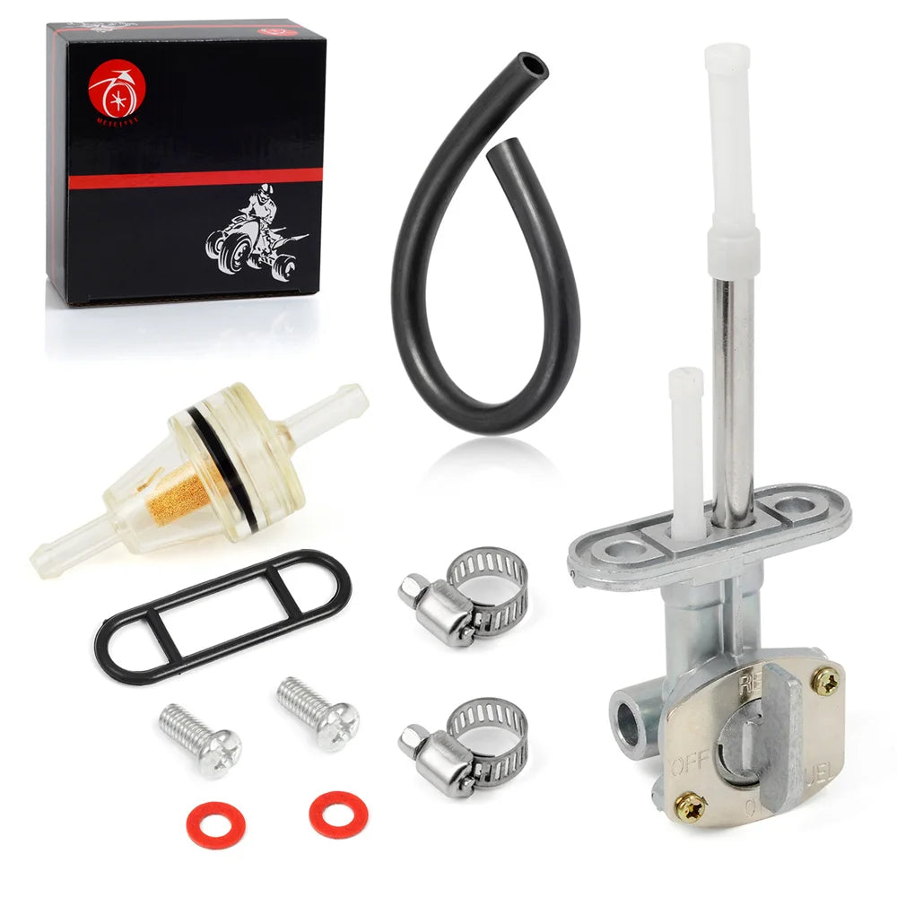 Fuel Valve Petcock 8mm for Yamaha Raptor 660 660R 2001-2005 Part 5LP-24500-01-00