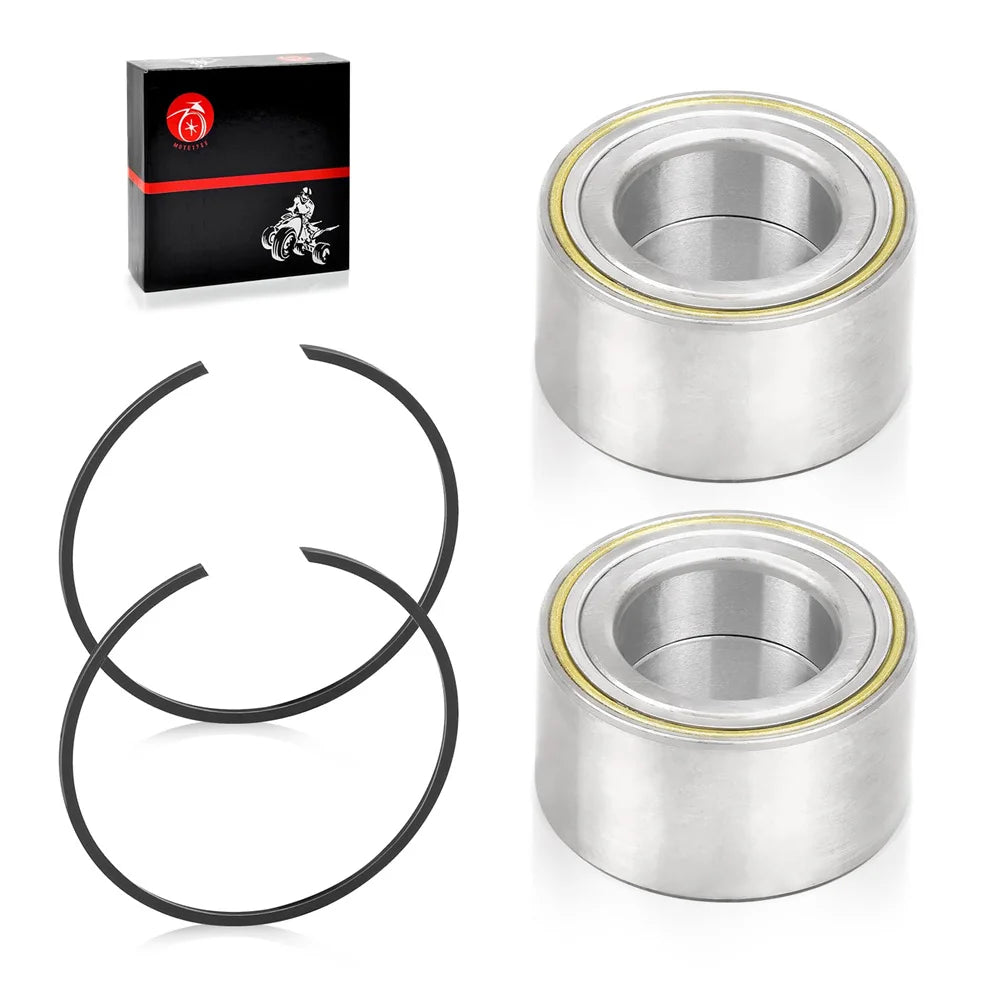 2pcs Front Rear Wheel Bearing and Circlip Kit for Can-Am Maverick X3 MAX Turbo R RR 2017-2023
