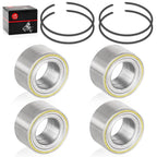 4pc Front Rear Wheel Bearing & Circlip Kit for Can-Am Maverick X3 MAX Turbo R RR 2017-2023 293350109 293350129 293350151 293370102