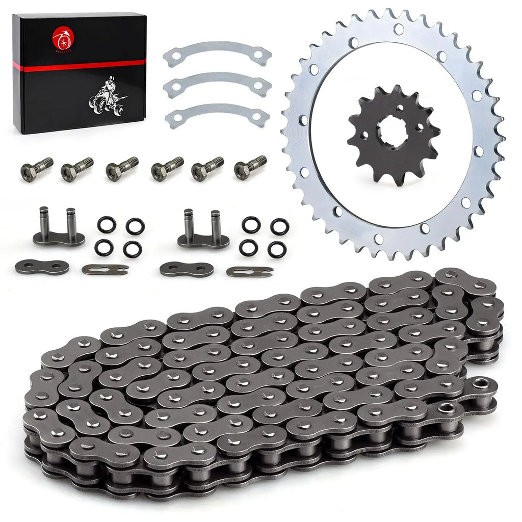 Heavy Duty O-Ring Drive Chain and Sprockets Kit for Yamaha Warrior 350 YFM350X 1989-2004