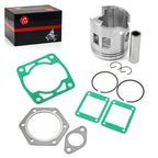 Piston Rings Gasket Kit For EZGO 2 Cycle Gas Golf Cart 1989-1993 3PG Engine 24624-G1 26519-G01