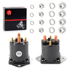 2Pcs 12V 4 Terminal Starter Solenoid Relay for Club Car DS Precedent 1984-up OEM 1013609 1012275