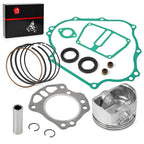 Engine Rebuild Kit Piston Rings Gasket Seal for Kawasaki Mule 600 610 SX KAF400