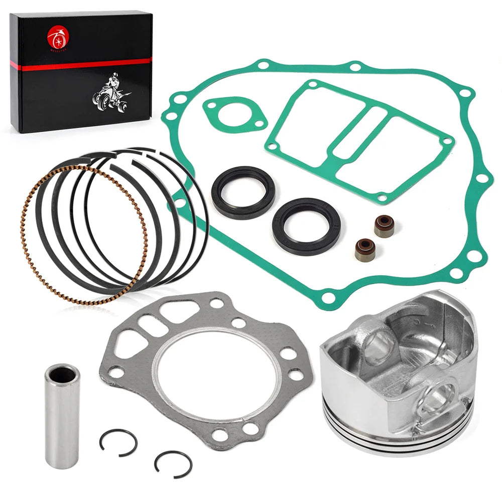 Engine Rebuild Kit Piston Rings Gasket Seal for Kawasaki Mule 600 610 SX KAF400