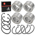 Front Rear Wheel Bearings 44x72x33mm 40x74x40mm Ring Clip Polaris RZR 800 4 S 2010-2014 3514699 3515090