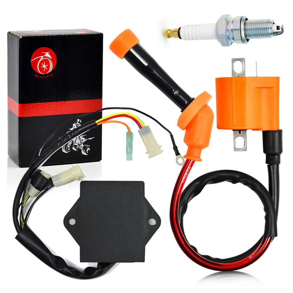 CDI Igniter Box and Ignition Coil for Yamaha Big Bear 350 YFM350FW 1990-1994