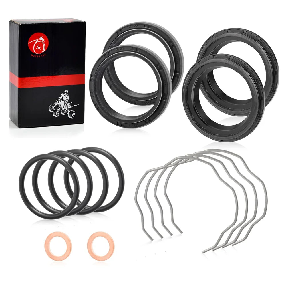 Fork Dust Oil Seals Kit 41x53x8/10.5mm for Yamaha V-Star XVS and MT-FZ Series