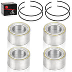 4pc Front Rear Wheel Bearing & Circlip Kit for Can-Am Maverick X3 MAX Turbo R RR 2017-2023 293350109 293350129 293350151 293370102