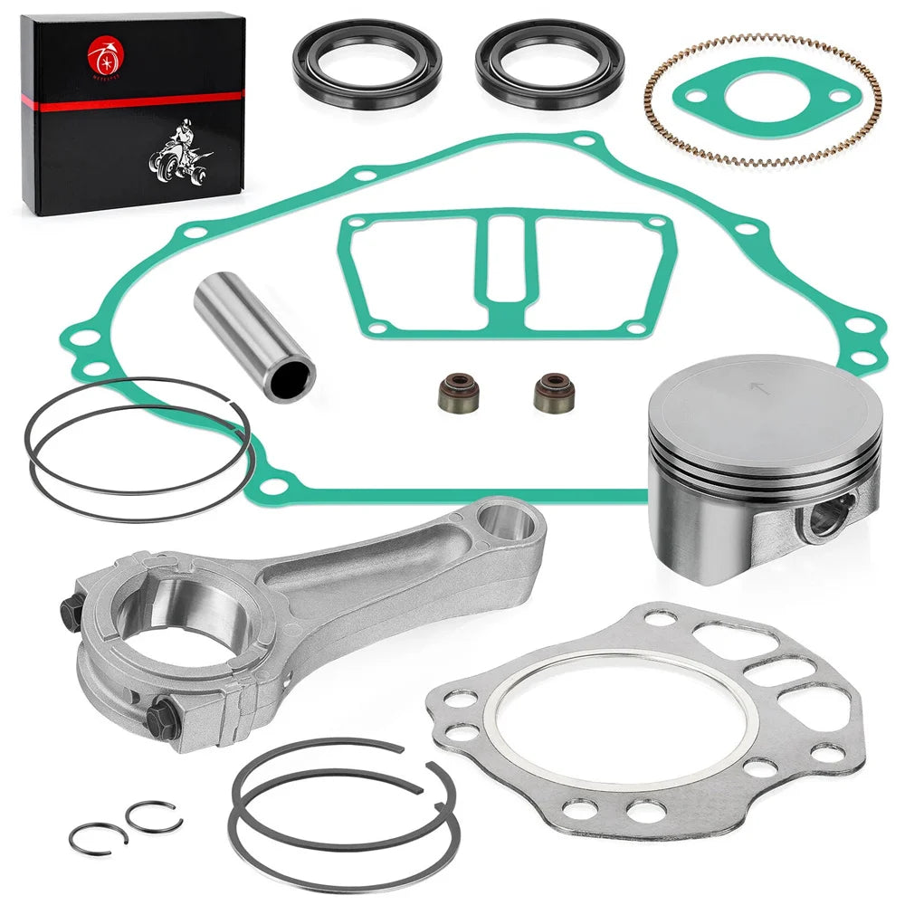 Engine Rebuild Kit Piston Gaskets Connecting Rod Kawasaki Mule 600 610 SX KAF400 2005-2019