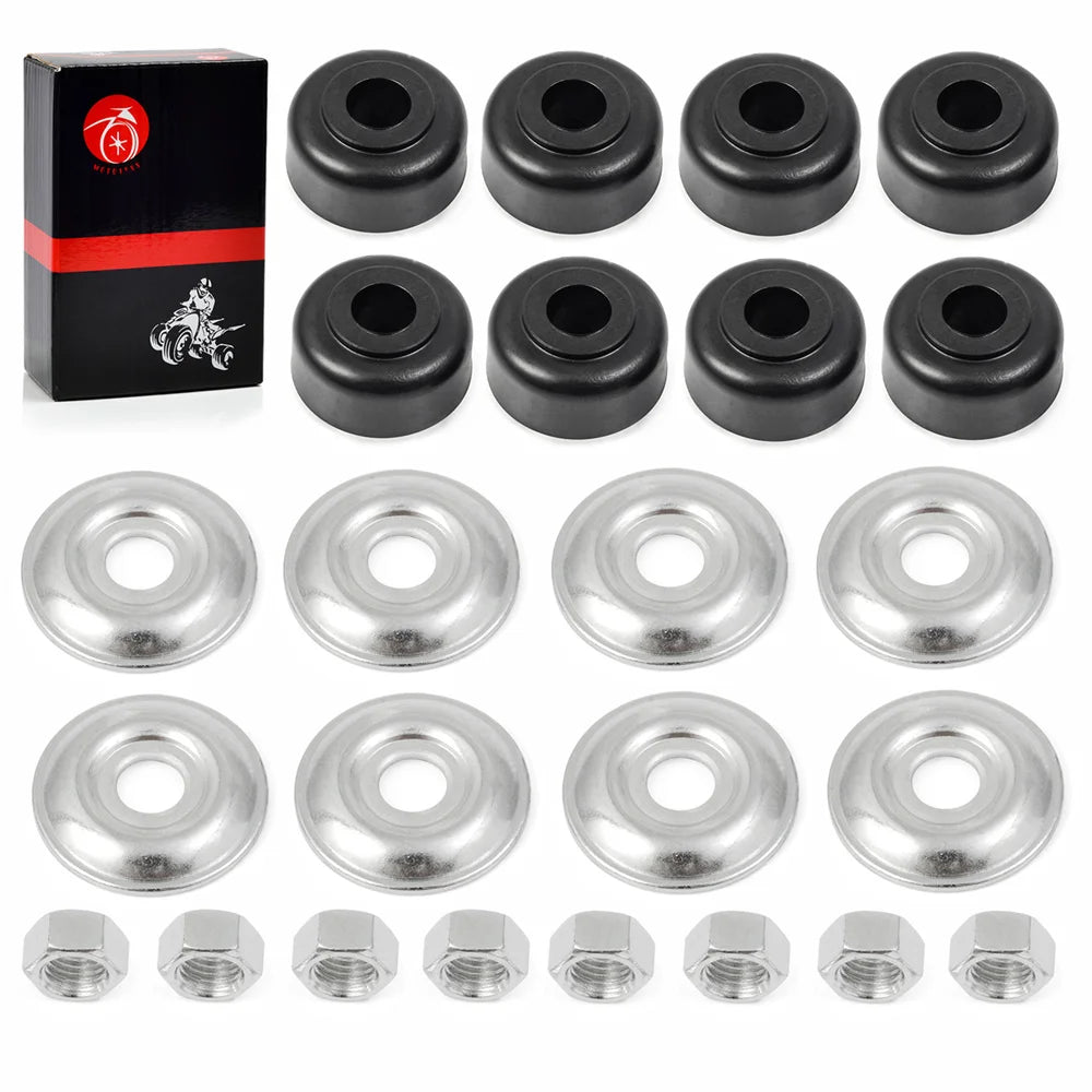Shock Bushing Kit Front and Rear for EZGO Golf Cart TXT Marathon DS Precedent 1982-Up