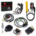 Wire Harness Ignition Coil Left Handlebar Switch CDI Relay Rectifier Kit for Honda TRX400EX 1999-2004