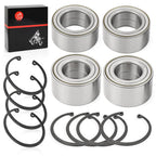 Front Rear Wheel Bearings 44x72x33mm 40x74x40mm Ring Clip Polaris RZR 800 4 S 2010-2014 3514699 3515090