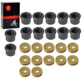12pcs A Arm Bushing & Dust Cover Seal Caps Rebuild Kit for Yamaha YFZ450 Raptor Banshee Blaster