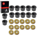 12pcs A Arm Bushing & Dust Cover Seal Caps Rebuild Kit for Yamaha YFZ450 Raptor Banshee Blaster