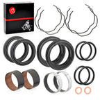Fork Bushing Dust Oil Seals Kit for Yamaha V-Star 650 950 1100 1300 XVS650 XVS950 XVS1100 XVS1300 MT07 FZ07 XSR 700