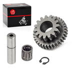 Starter Idler Gear 15T/34T Bearing Shaft Rebuild Kit for Yamaha Big Bear 400 YFM400 1999-2012 Wolverine 350 1995-2005