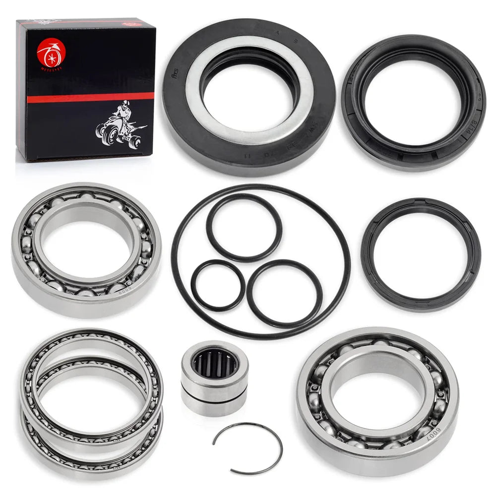 Rear Differential Bearing & Seal Kit for Honda Rancher 420 TRX420 2007-2013 2WD 4WD