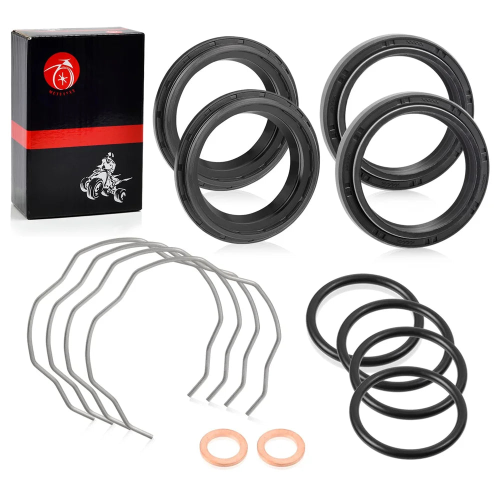Fork Dust Oil Seals Kit 41x53x8/10.5mm Honda Shadow 750 VT750 1998-2003 Shadow 1100 VT1100 2000-2007