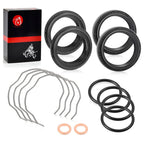 Fork Dust Oil Seals Kit 41x53x8/10.5mm For Kawasaki Ninja 650 ER650 EN650 EX650 KLR650 EJ800