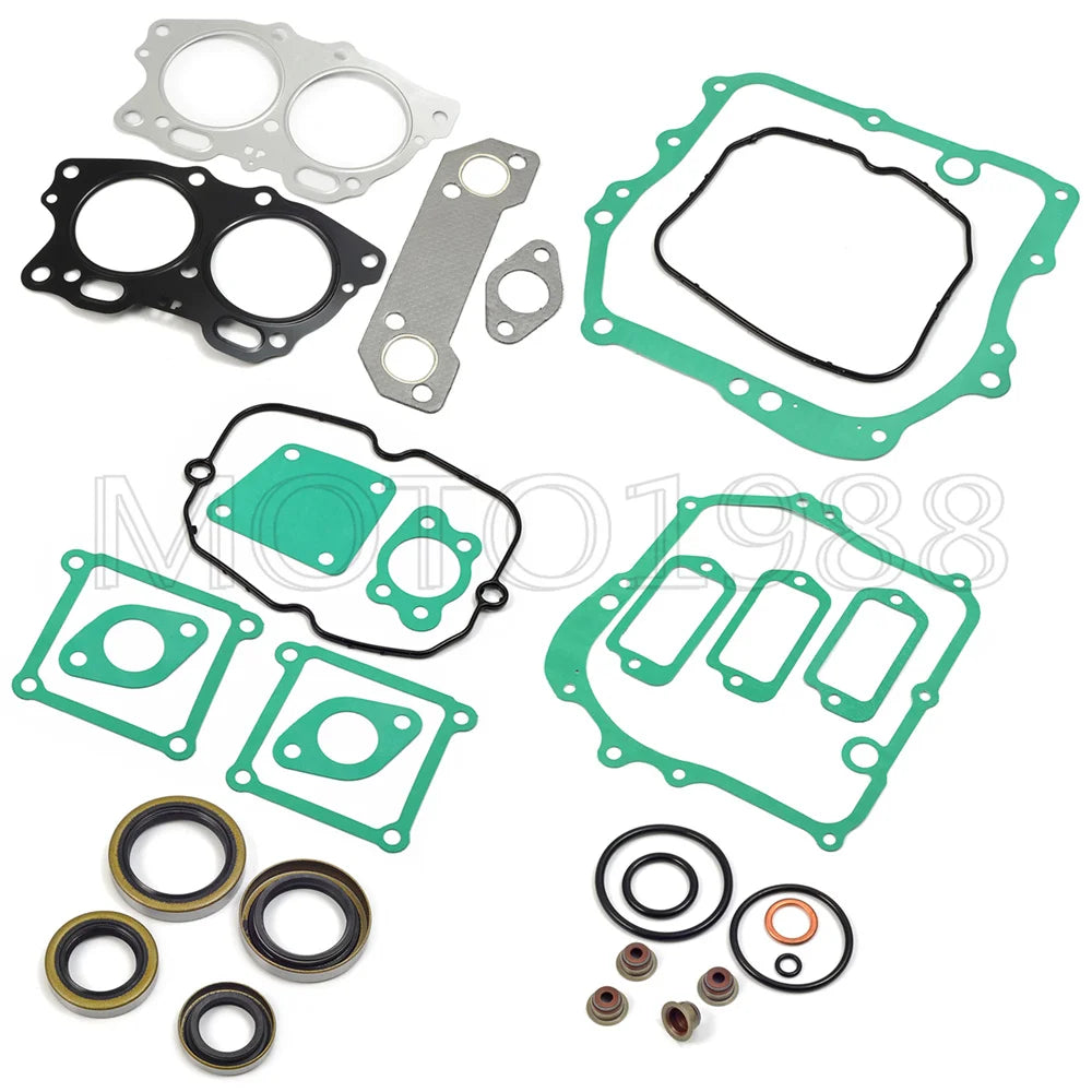Piston Ring Gasket Seal Intake Exhaust Spring Retainers Valve Collet Keepers For EZGO Fuji Robin 295cc EH29C Golf Cart 1991-2002