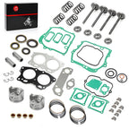 Oversize 0.5mm Piston Ring Gasket Seal Exhaust Intake Valve for EZGO 4 Cycle Gas Golf Cart 350cc EH35C MCI Fuji Robin Engine