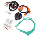 Stator Regulator Ignition Coil Spark Plug Gasket Kit for Suzuki QuadSport Z400 LTZ400 2003-2008 32101-07G00