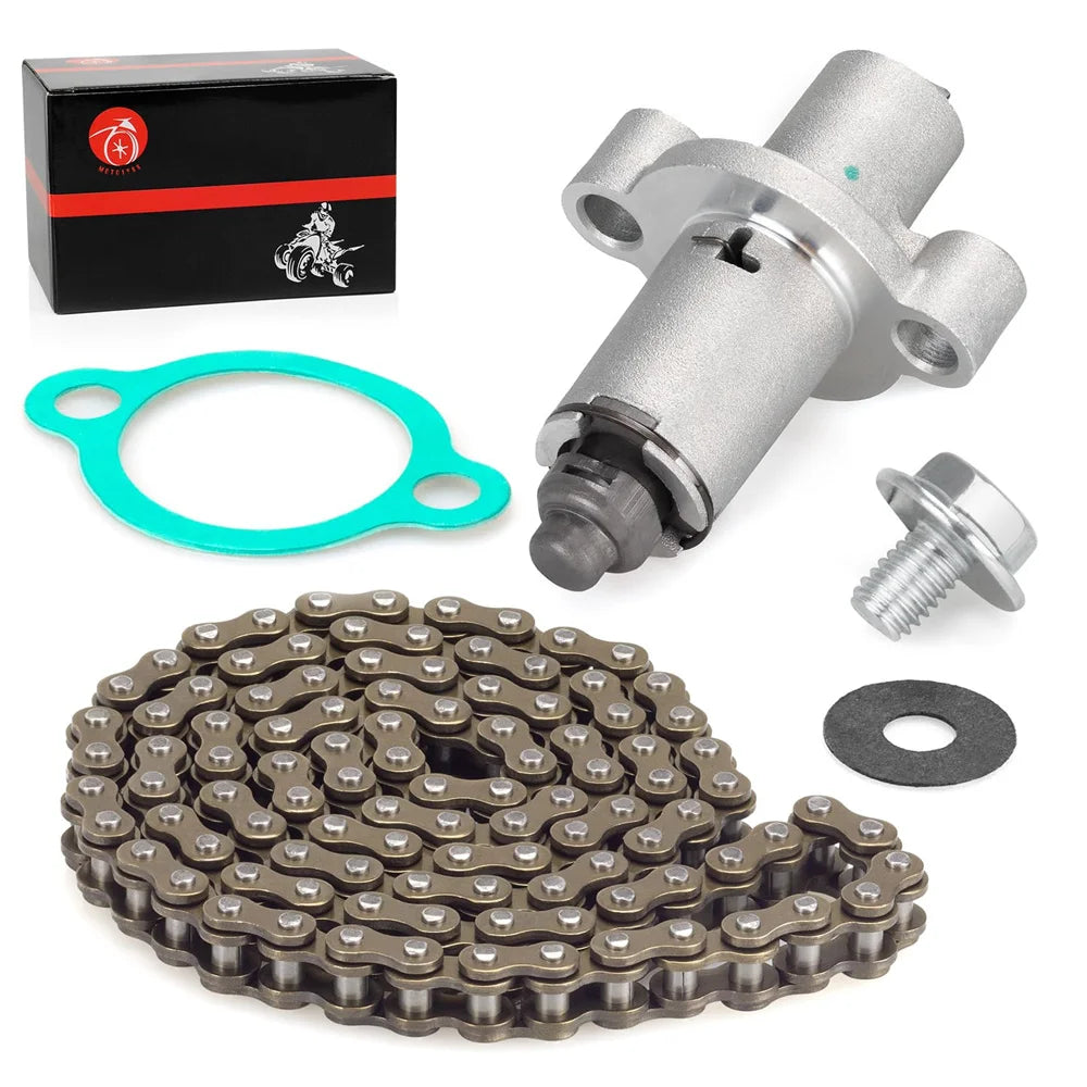Cam Timing Chain and Tensioner with Gasket for Yamaha YFB250 YFM200 YFM250 TW200