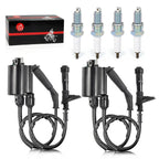 Ignition Coil Pack with Spark Plug and Cap for 1988-2007 Honda Shadow VLX 600 VT600