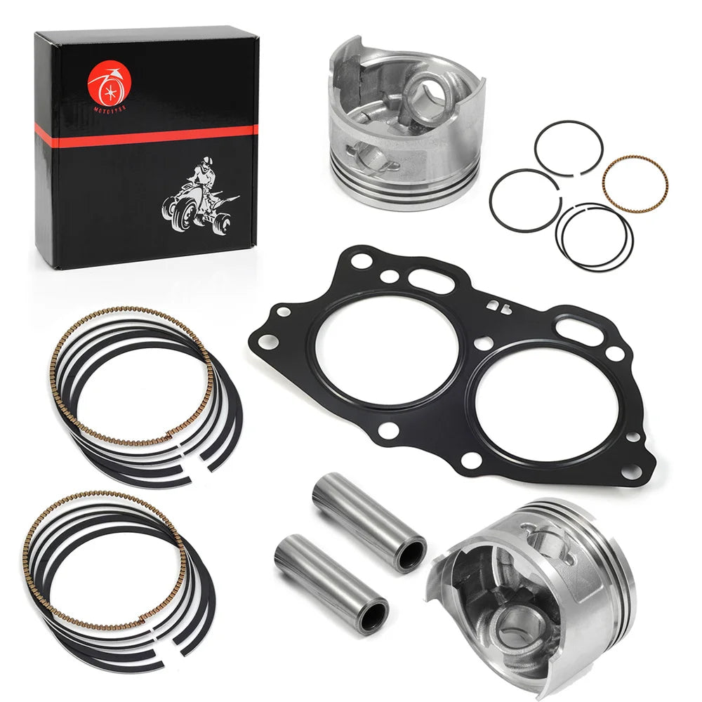 Oversize 0.25mm Top End Rebuild Kit Piston Ring Gasket EZGO 4Cycle 350cc EH35C 1996-2008